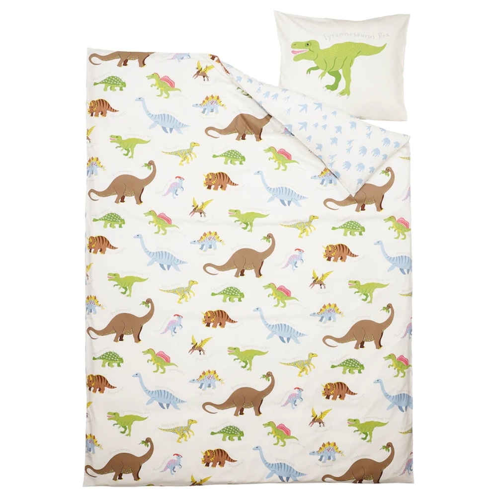 NEW - IKEA Dinosaur Bedset - JÄTTELIK